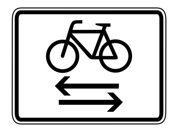 Verkehrszeichen 1000 32 Radfahrer Kreuzen Von Rechts Und Links Radfahrausbildung Grundschule Parcours